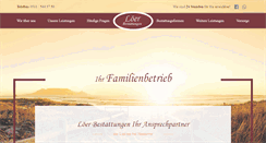 Desktop Screenshot of loeer-bestattungen.de