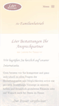 Mobile Screenshot of loeer-bestattungen.de